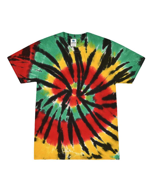 Rasta Web Tie Dye T-Shirt