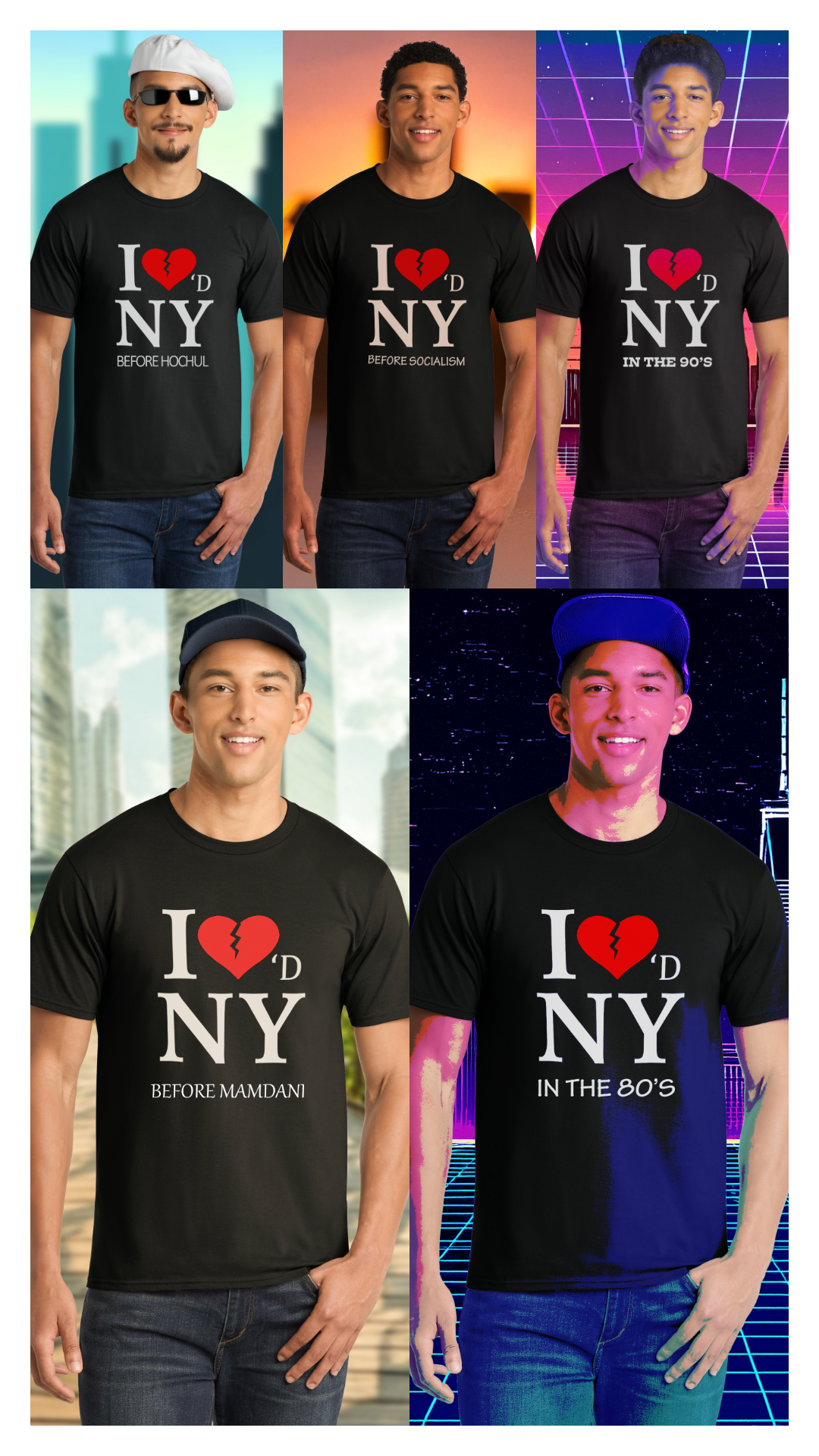 I ❤️'D NY Complete Collection - 5 Pack Bundle