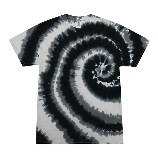 Swirl Black Tie Dye T-Shirt